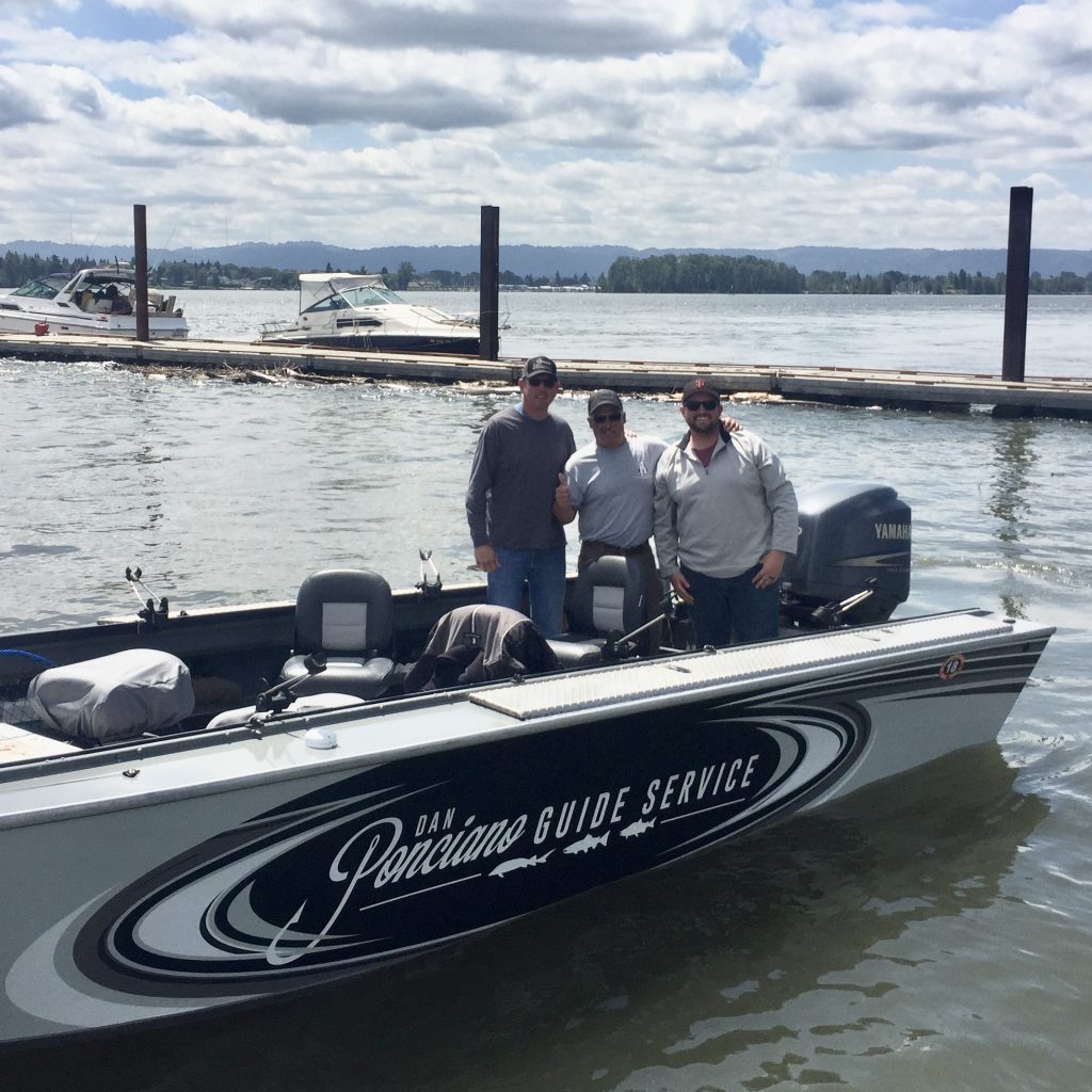 Columbia River Fishing Boat - Dan Ponciano Fishing Guide